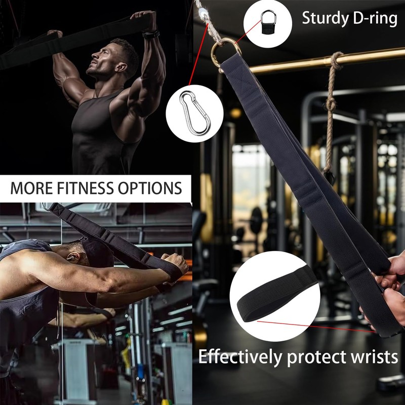 Triceps Rope for Gym with Larger Range of Movement, 3