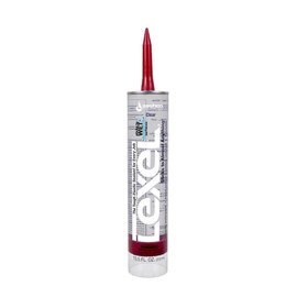 Sashco Inc 13010 6 Pack 10.5 oz. Lexel Adhesive Caulk, Clear