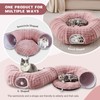 Yaning Bubble Cat Tunnel for Indoor Cats, Round Peekaboo Cave