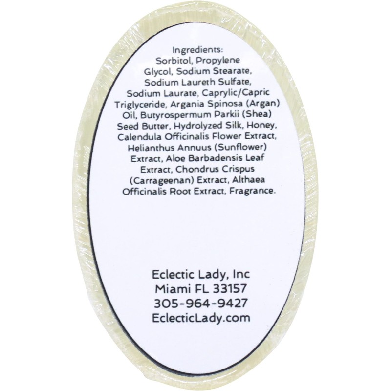 Chamomile Shampoo Soap Bar By Eclectic Lady with Pure Argan