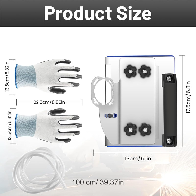 45 Degree Tile Chamfering Tool - Angle Grinder Stand, 45