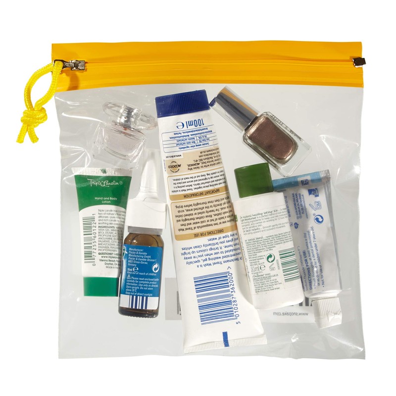 Snopake Flight AirBag Zippa-Bag with Zip Pull and Hanging Loop