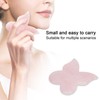 Pink Jadestone Scraping Board Butterfly Shape Massaging Gua Sha Board