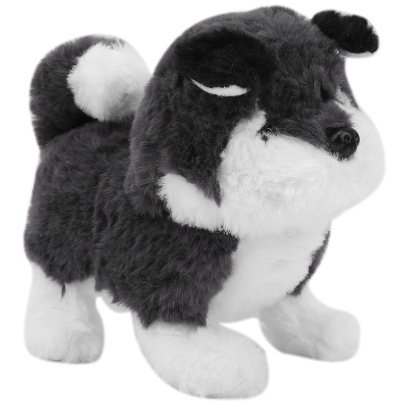 Electric Stimulation Plush Toy Pomeranian Pet Toy Husky Stuffed Animals