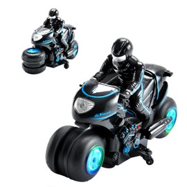 OBEST RC Motorcycle, 2.4G Kids Remote Control Motorcycle Children's Stunt Spinning Toy Car, 360°Rotating Motorcycle, Air Gesture Car Off-Road 2.4Ghz High Speed Rotation Drift