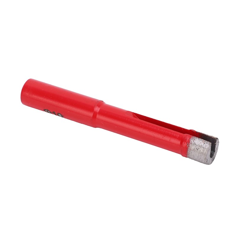 5Pcs Saw Bit Set FlatTooth Diamond Particles Red Coated Drill