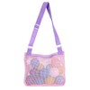 GLADFRESIT Mesh Beach Bag,Shell Net Tote for Seashell Collecting and