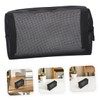 Baluue 4pcs Nylon Mesh Cosmetic Bags Travel Zipper Pouch Makeup