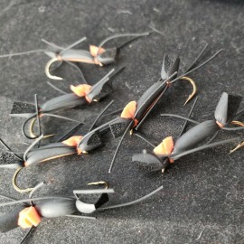 FRONTIER CHERNOBYL ANT SIZE 8 FLY FISHING FLIES FRONTIER