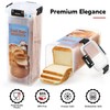 AOZITA Bread Box with Airtight Lid, Fresh Bread Storage Container,