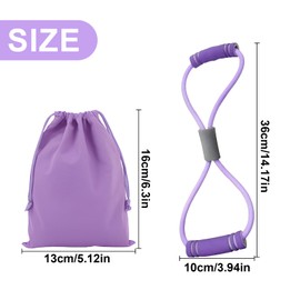 2PCS Arm Resistance Bands with Storage Bag, Latex and PET Elastic Bands, Home Gym, Yoga, Anti Slip Handles for Safe Workout, Portable Exercise Band for Muscle Training