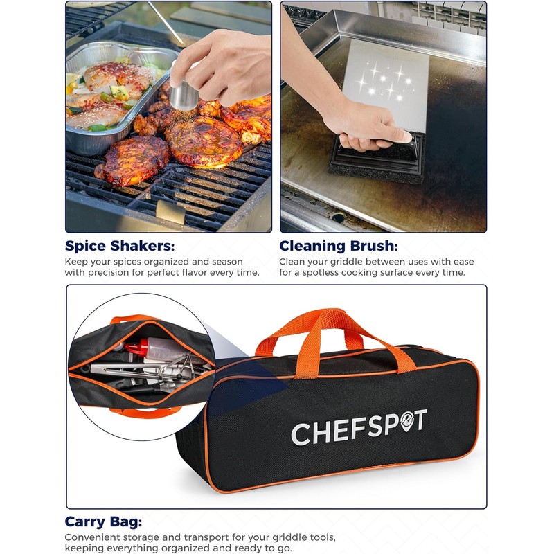 Commercial Chef Blackstone Griddle Accessories Kit - Blackstone Accessories -
