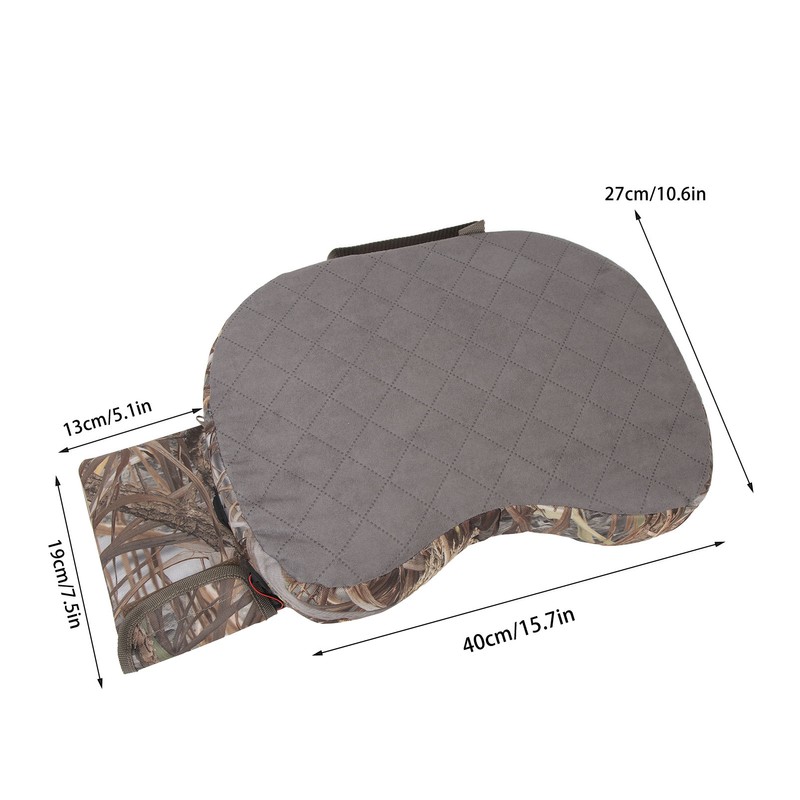 USB Heating Cushion Pad Irregular Lightweight Camouflage Pattern Comfortable Heated