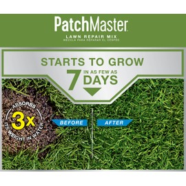 Scotts PatchMaster Lawn Repair Mix Tall Fescue Mix, Combination Grass Seed, Fertilizer, and Mulch, 10 lbs.