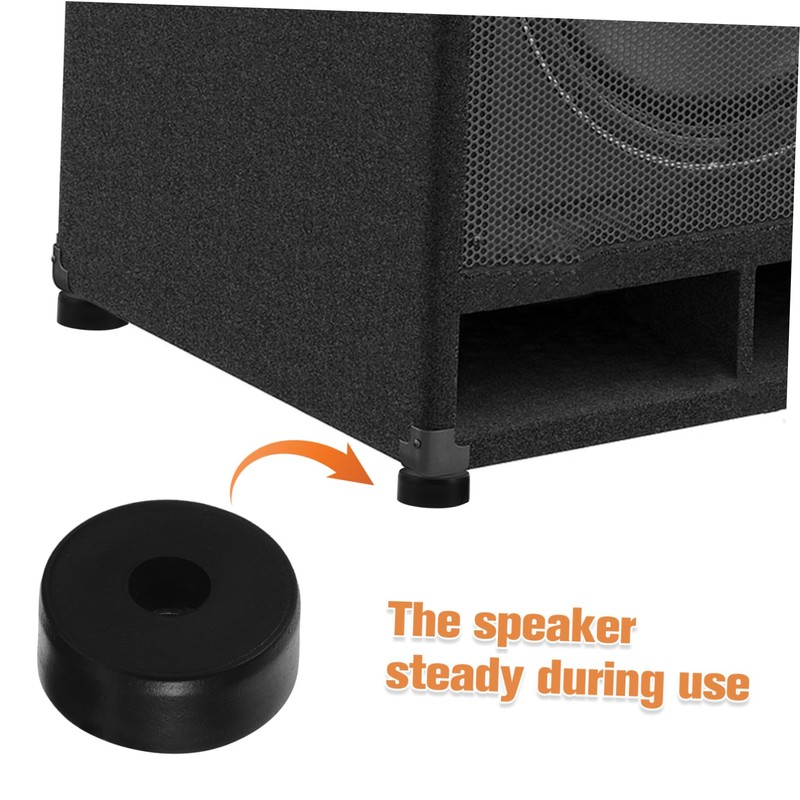 OSALADI 6pcs Rubber Feet for Speakers Anti- Pads for Amplifiers