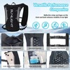 Running Vest Women Men,ight Reflective Hydration Vest Pack with 1500ml