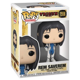POP Anime: Trigun - Rem Saverem Funko Vinyl Figure (Bundled with Compatible Box Protector Case), Multicolor, 3.75 inches