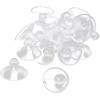TANGMENGXI 20PCS 18mm/0.7" Furniture Desk Glass Transparent Anti-Collision Suction Cups