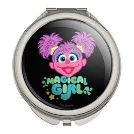 GRAPHICS & MORE Sesame Street Magical Girl Abby Cadabby Compact Travel Purse Handbag Makeup Mirror