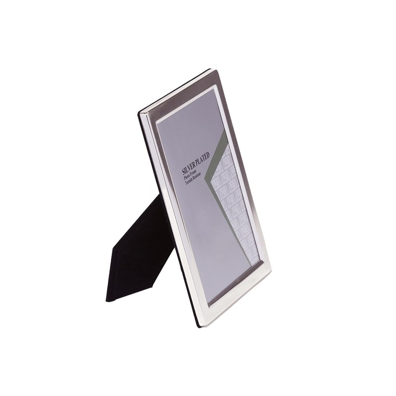3.5 x 5-inch Silver Flat Edge Single Photo Frame with