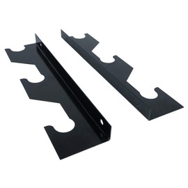 Luwint Barbell Holder Wall Mount, Horizontal 3 Weight Bar Storage Rack