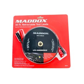MADDOX  Leads  30ft  Retractable Test Leads Test Circuits ( NEW )
