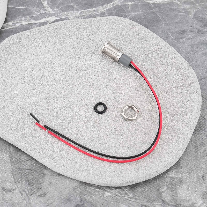 eMagTech 2 x AC/DC 12V-24V 8 mm Panel Mount LED