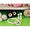 JOWE® Wooden Wheel with Rubber Profile 64 mm | Wooden