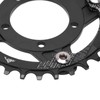 Keenso 104BCD Chainring, 32T Chainring Mid Drive Chainring Adapter Aluminum