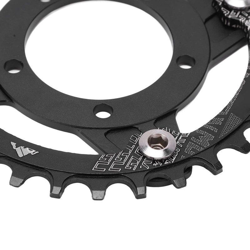 Keenso 104BCD Chainring, 32T Chainring Mid Drive Chainring Adapter Aluminum