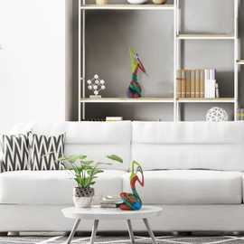 Yoga Woman Sculptures Home Decor Large,Colorful Living Room Decor Statue and Figurines Nick Nacks for Shelves Decor, For Modern Sculptural Home Decor and Adornos Para Sala Meditation Statue (C)