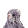 Dilly Dudu Gray Cat Plush Keychain - Soft and Cuddly
