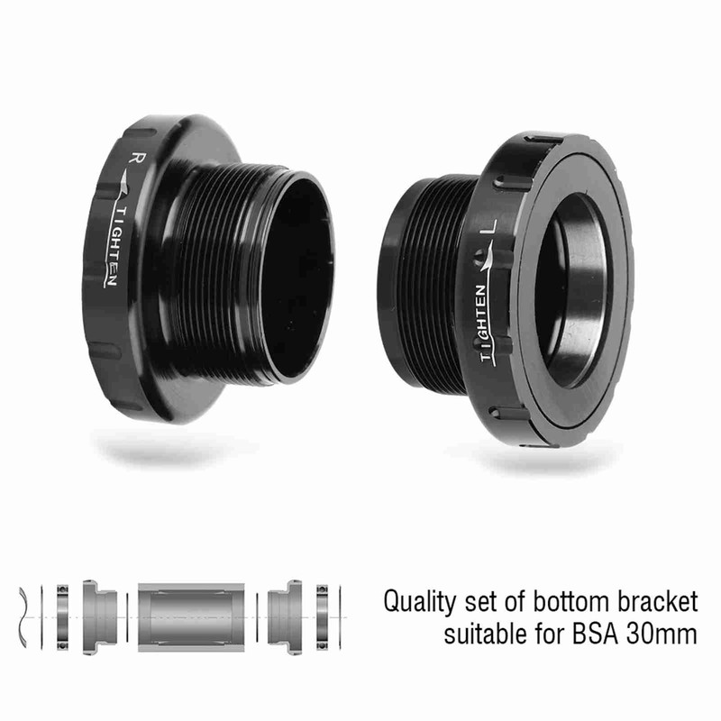 BSA30 30mm Road Bike Bearing Outer Bottom Brackets for SRAM/FSA/Rotor/Raceface