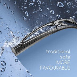 alca® Windscreen Wiper Set with Rear Wiper Suitable for Kia Stonic (10.2017-10.2024) Start Joint Wiper, Classic