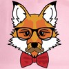 CafePress Hipster Fox Cap Unique Adjustable Baseball Hat Pink