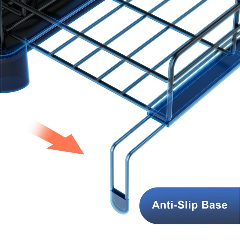 YEYPOP Expandable Dish Drying Rack - Stainless Steel Dish Rack