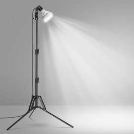 SANSI Updated 5500LM LED Work Light 365W Equiv. 40W Telescoping Tripod Stand Portable