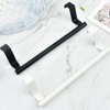 DAIYEE Stainless Steel Over Door Towel Rack Bar Holders for