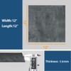 VEELIKE 4 Pack Grey Concrete Peel and Stick 12''x12'' Vinyl