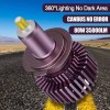 1&1 H7 6 Sides 3D 360° LED Headlight Bulbs Kits