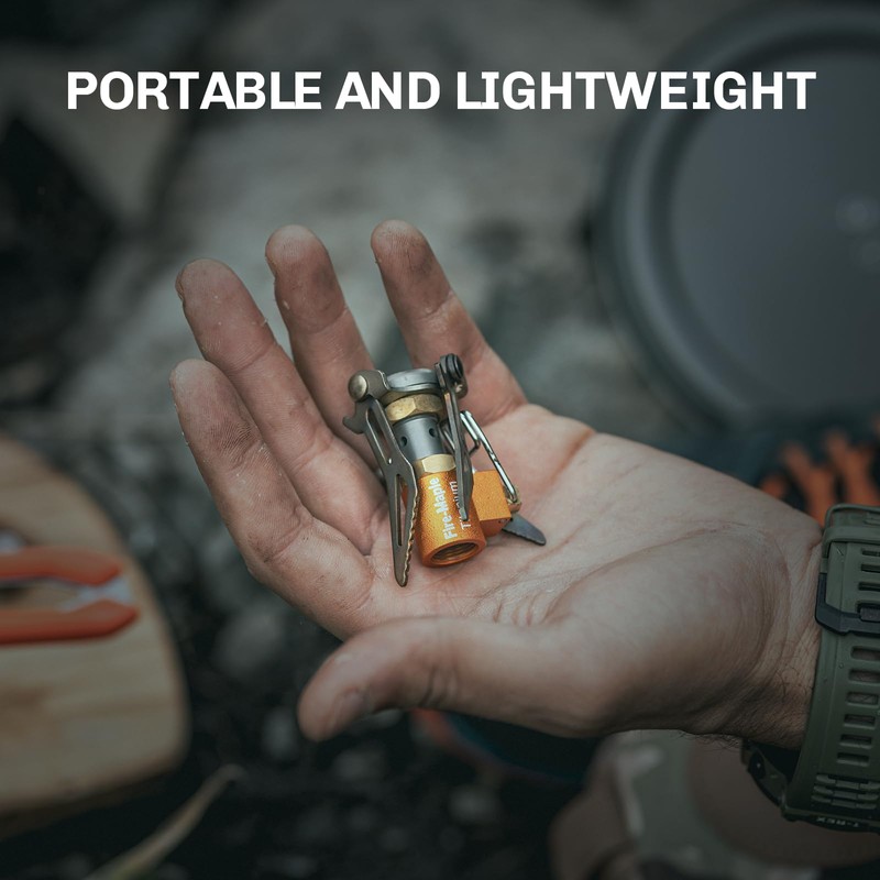 Fire-Maple FMS-300T Portable Stove Ultra Light, Hiking Stove Titanium for
