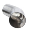 AC PERFORMANCE 3" Stainless 45° Mandrel Bend Elbow, 2" Leg