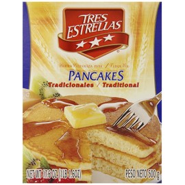 Tres Estrellas Traditional Hot Cakes Mix, 17.6 Ounce (Pack of 12)
