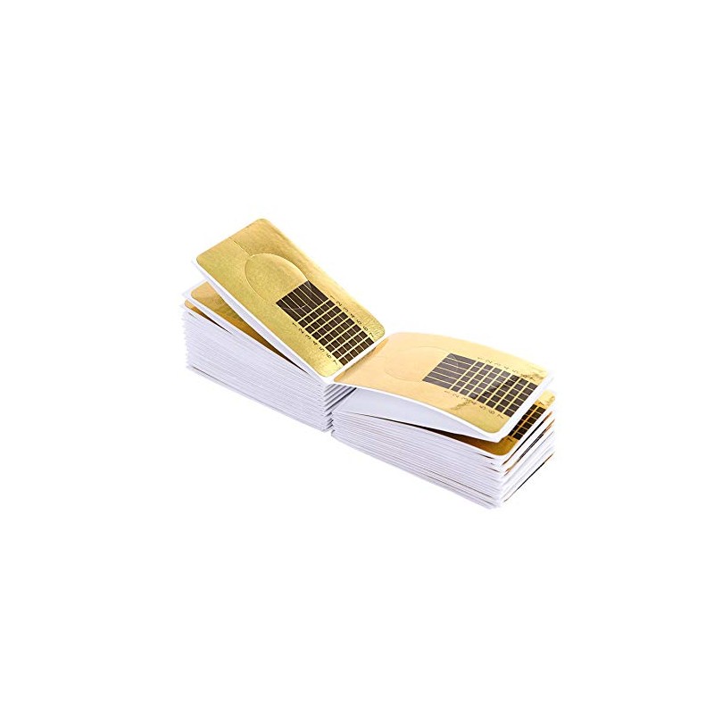 100pcs Long Lasting Gel Nail Art Foam Tip Nail Guide