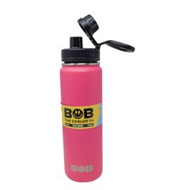 BOB THE COOLER CO - 26oz "The Big Swig" Double Wall Vacuum Insulated Water Bottle with Spout Lid, Made of Stainless Steel, Leak Proof, Great for Sports, Travel, & More