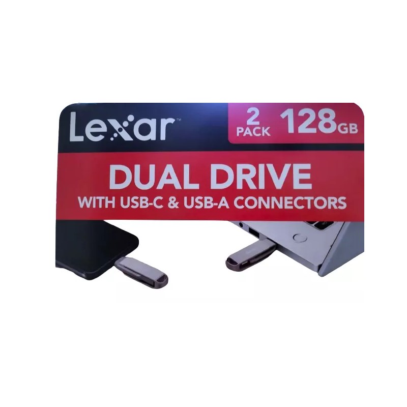 Lexar DUAL DRIVE with USB-C & USB-A. 3.2 GEN 1