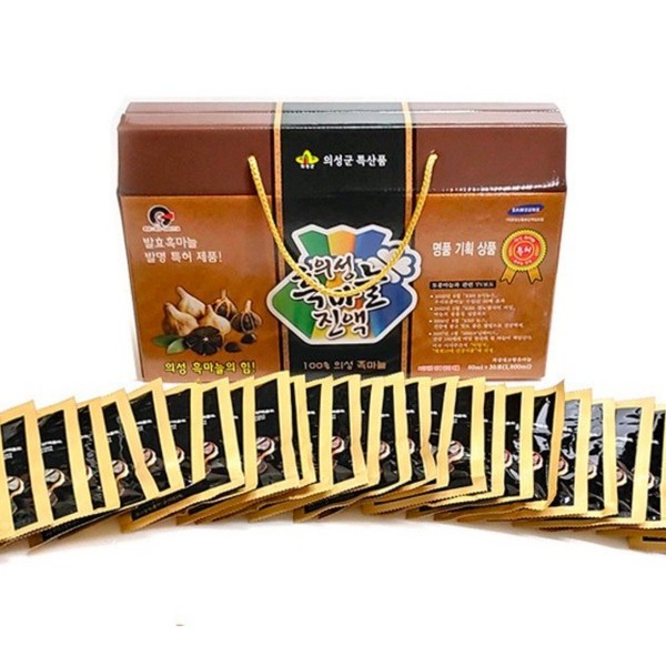 [On Sale] Uiseong Specialty Black Garlic Extract 5 Sets / [온세일]의성특산물 흑마늘진액 5세트X30포 흑마늘즙 추석선물세트