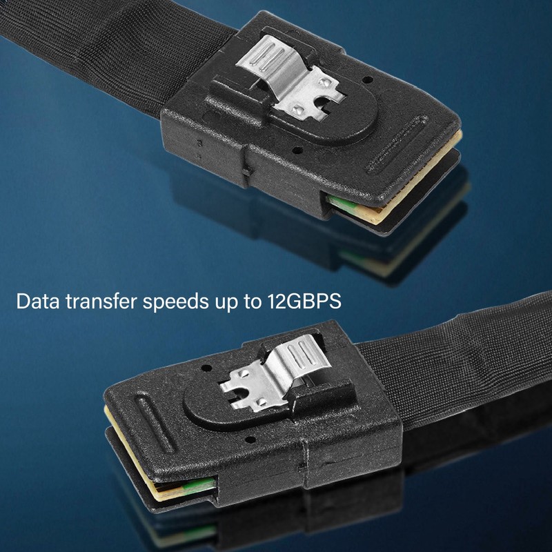 Mini SAS SFF 8087 Cable Dual Straight Head Computer Server