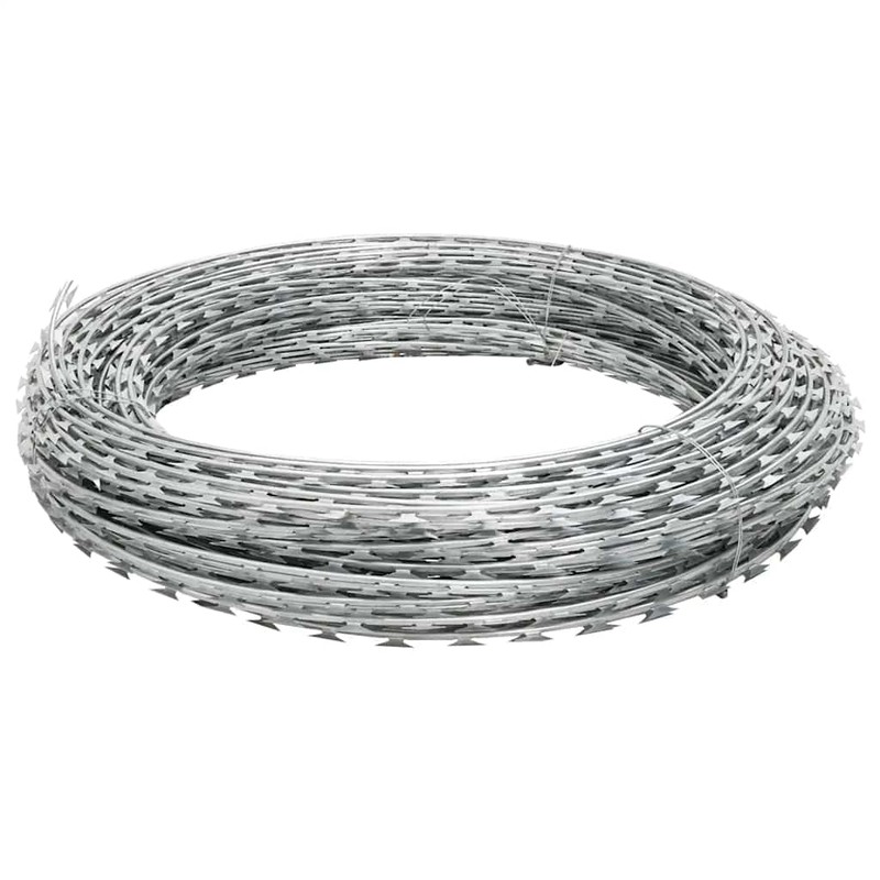 vidaXL - Concertina Razor Wire - 28" Diameter Coil -