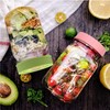 Set of 4 Mason Jar Lids with Hole, Preserving Jar